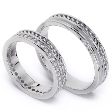 Wedding Rings VA115, White 1